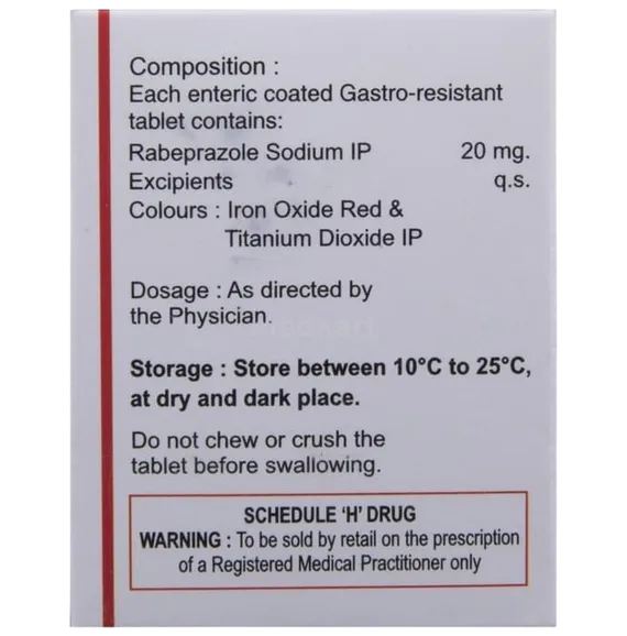 rabonik 20mg tablet 15's